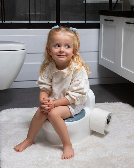 Babyjem Potty Training With Flush Sound White - 863