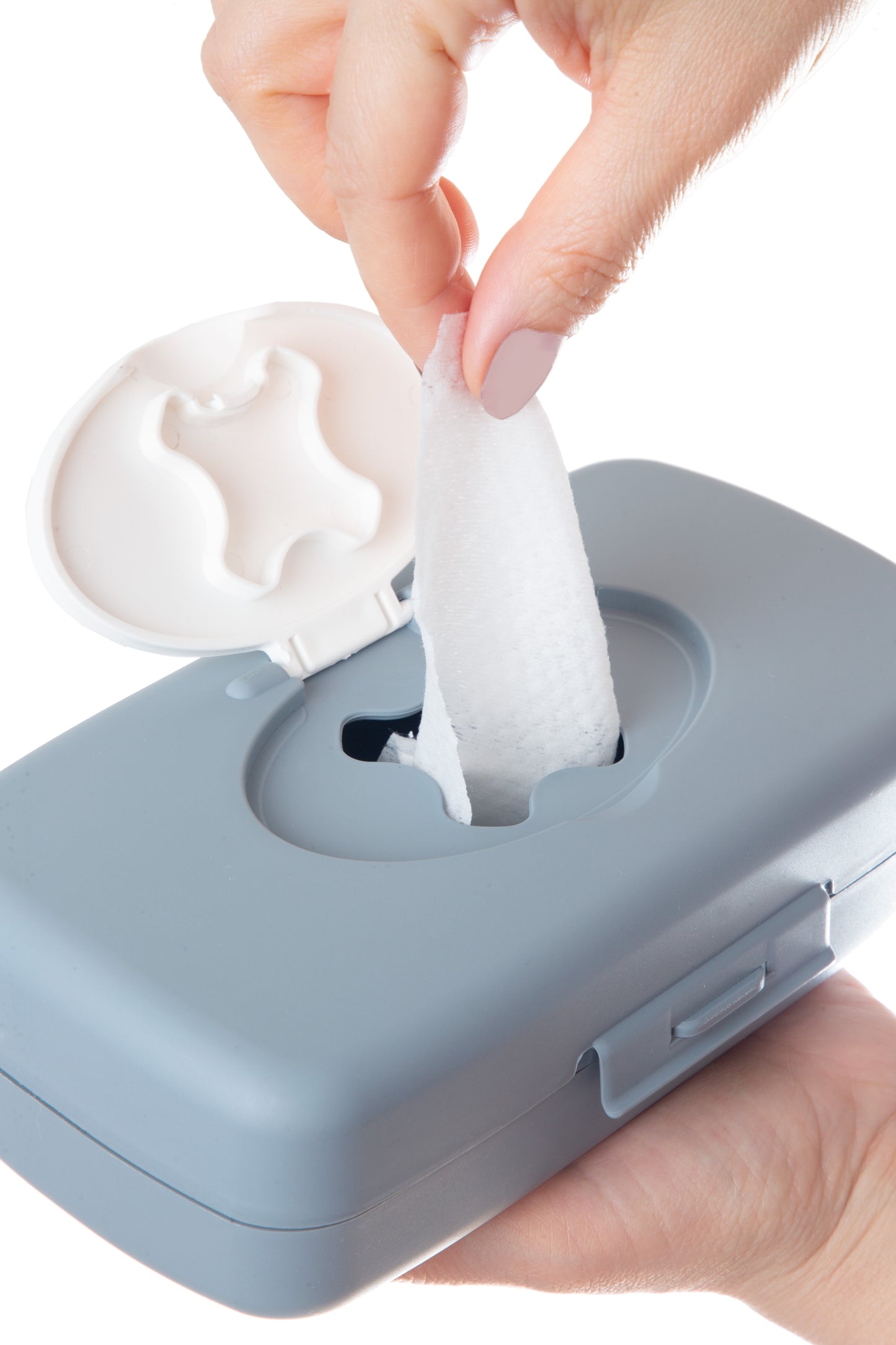 Babyjem wet towel box / grey &white