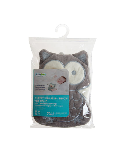 Babyjem Cherry Seeds Filled Velvet Colic Pillow / Owl - 366