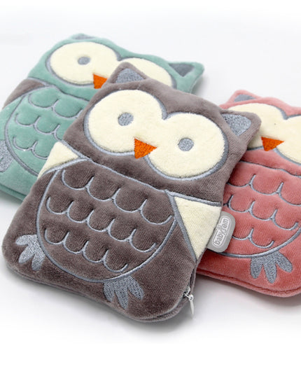 Babyjem Cherry Seeds Filled Velvet Colic Pillow / Owl - 366
