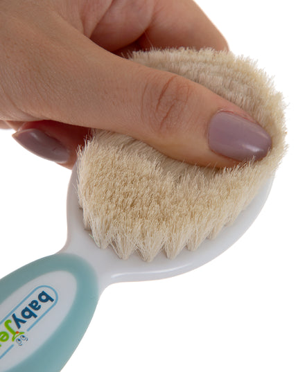 Babyjem Brush Comb Set Natural Bristle - 519