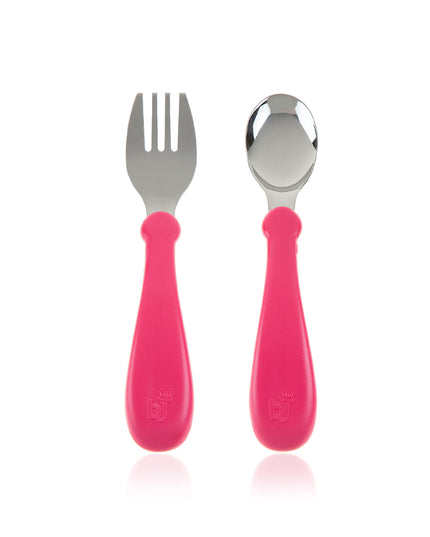 Babyjem Stainless Steel Baby Spoon Fork Set - 522