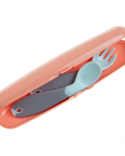 Babyjem Plastic Fork & Spoon Travel Case - 704