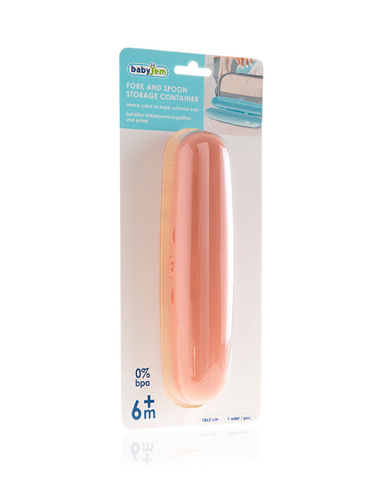 Babyjem Plastic Fork & Spoon Travel Case - 704