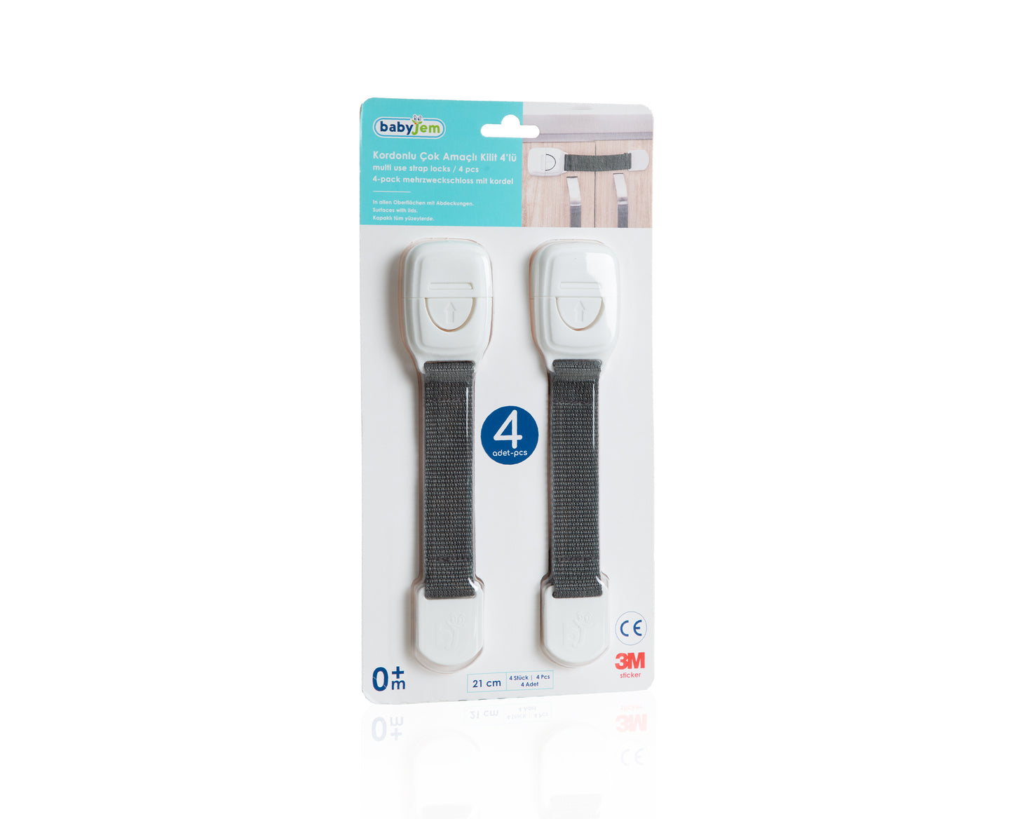 Babyjem multi functional lock with cord / 4pcs