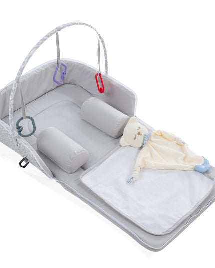 Babyjem Babynesttasche grau quadratisch