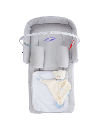 Babyjem Babynesttasche grau quadratisch
