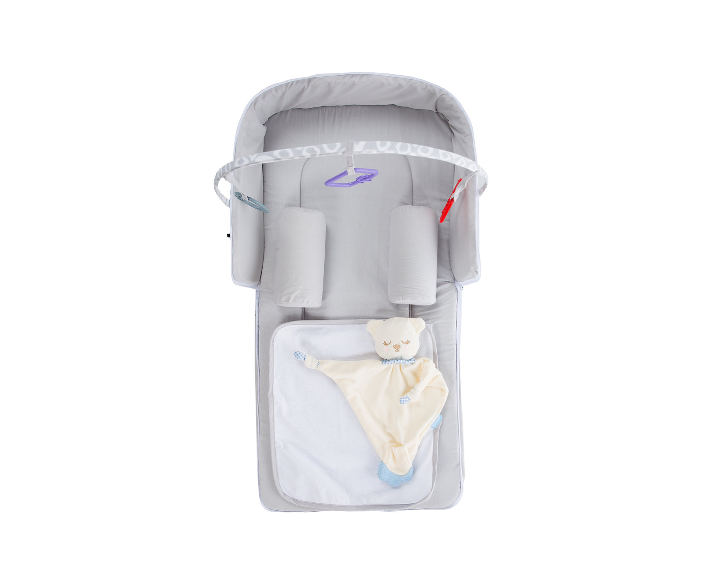 Babyjem babynest bag gray square