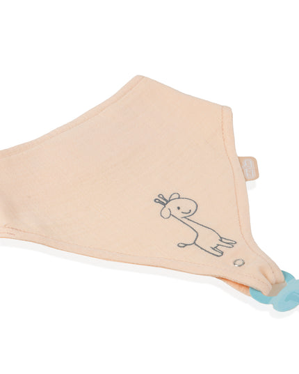 Babyjem Muslin Bib With Pacifier Hanger - 837