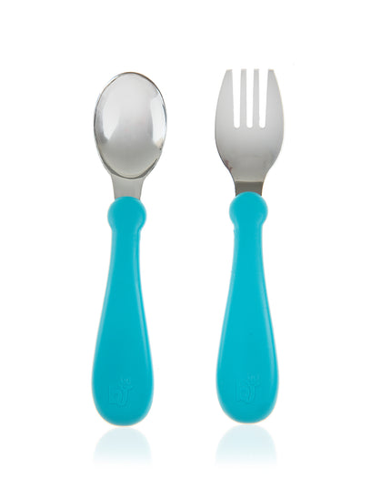 Babyjem Stainless Steel Baby Spoon Fork Set - 522