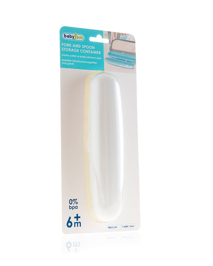 Babyjem Plastic Fork & Spoon Travel Case - 704