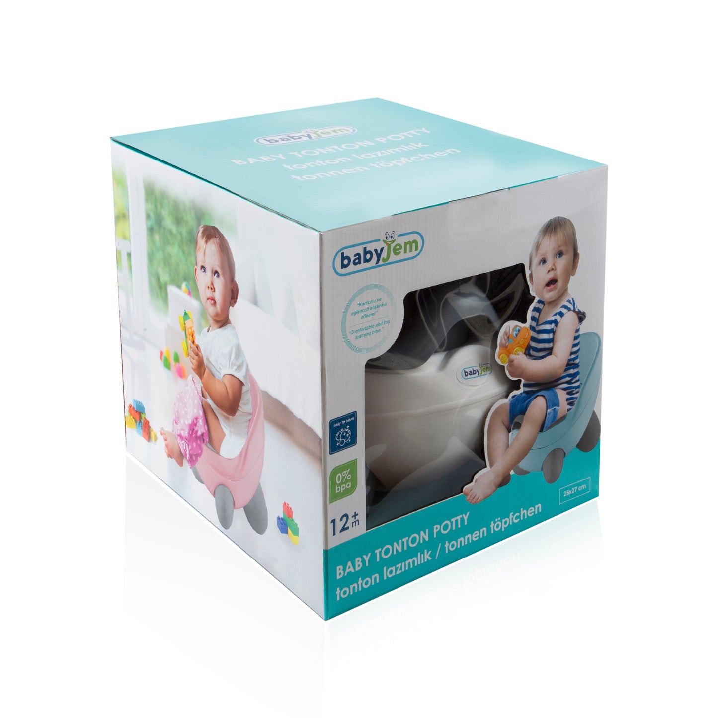 Babyjem tonton potty whi̇te/ gray