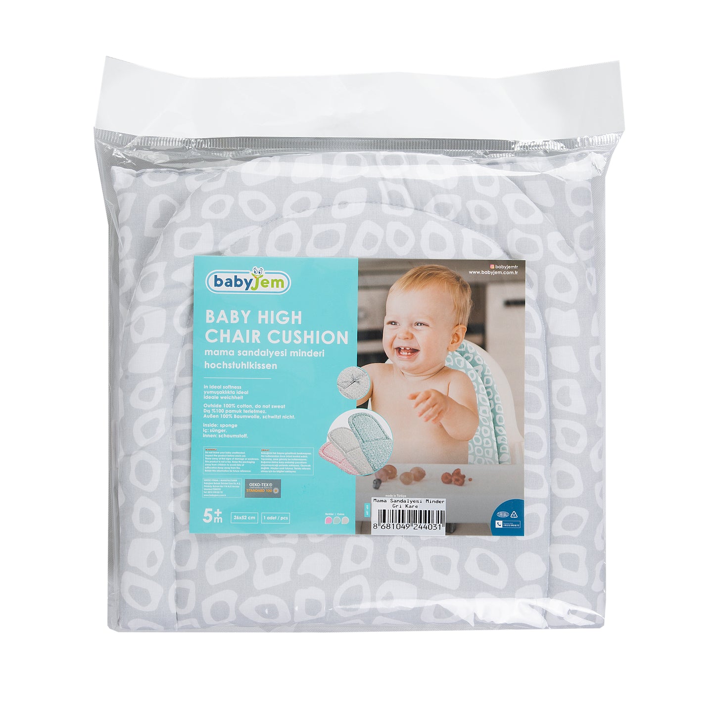 Babyjem high chair pad / grey