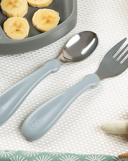 Babyjem Stainless Steel Baby Spoon Fork Set - 522