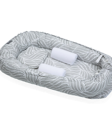 Babyjem Babynest Grey Leaf - 419