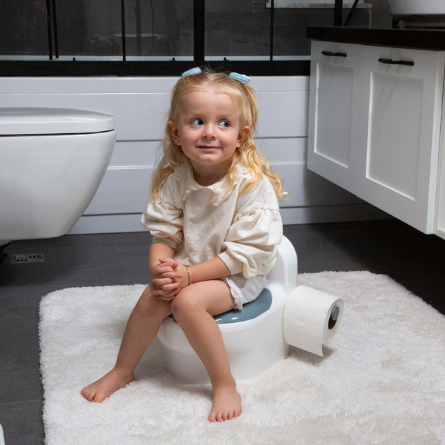 Babyjem Potty Training With Flush Sound White - 863