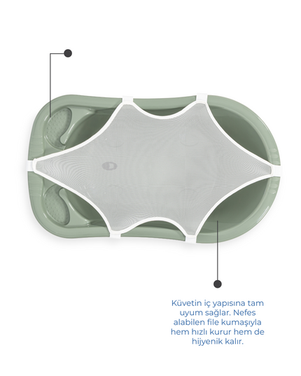 Babyjem Baby Bath Tub Set 5 Pcs - 439