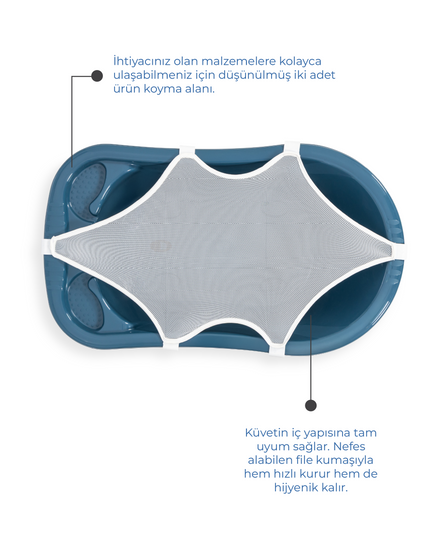 Babyjem Baby Bath Tub Set 5 Pcs - 439