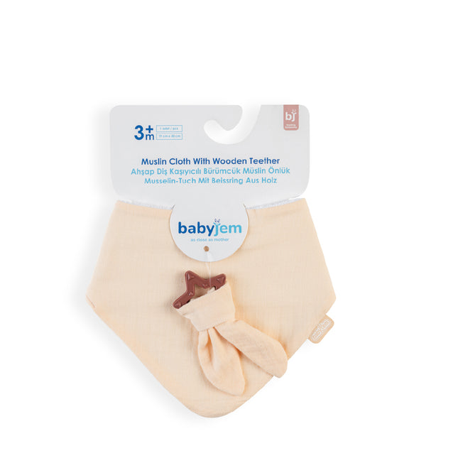 Babyjem Muslin Bib With Teether - 736