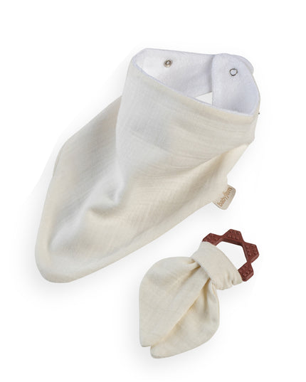 Babyjem Muslin Bib With Teether - 736