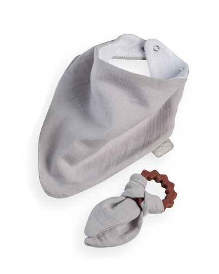 Babyjem Muslin Bib With Teether - 736