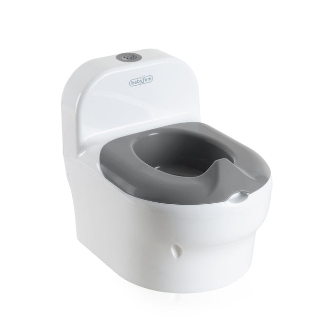Babyjem Potty Training With Flush Sound White - 863