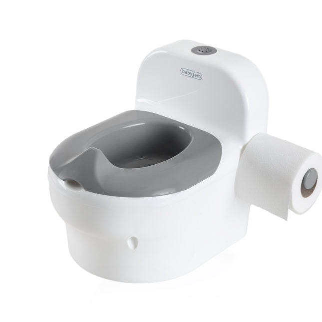 Babyjem Potty Training With Flush Sound White - 863