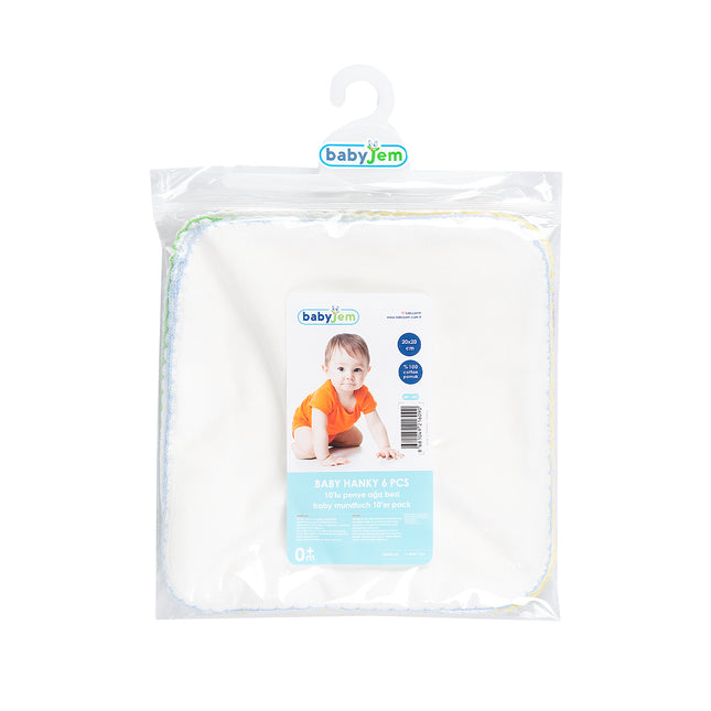 Babyjem Baby Hanky 10 Pcs / 20x20 cm - 433