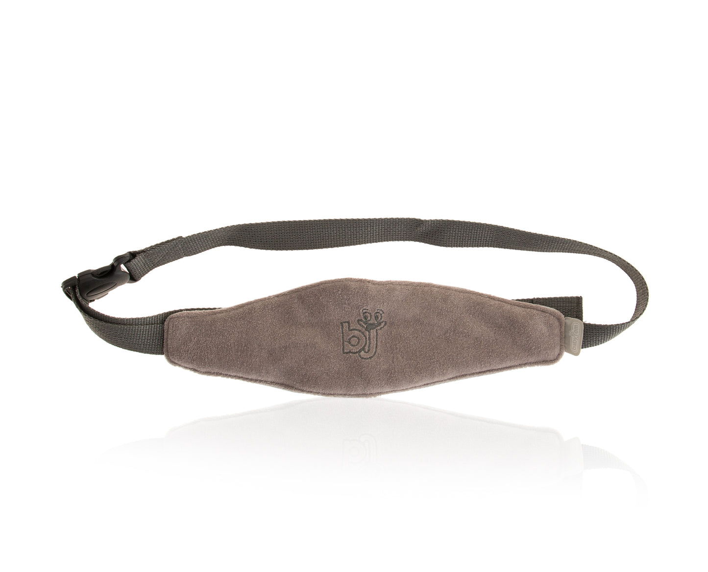 Babyjem auto head & neck support strap /grey / velvet