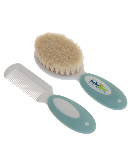 Babyjem Brush Comb Set Natural Bristle - 519