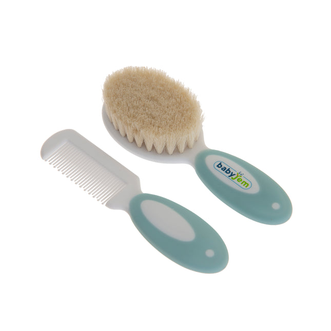 Babyjem Brush Comb Set Natural Bristle - 519