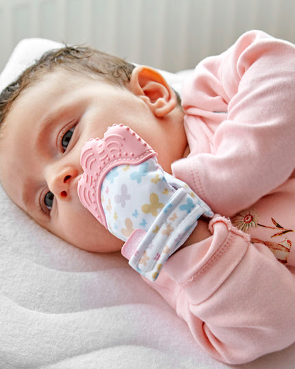 Babyjem Baby Teetherıng Gloves / Butterfly - 526