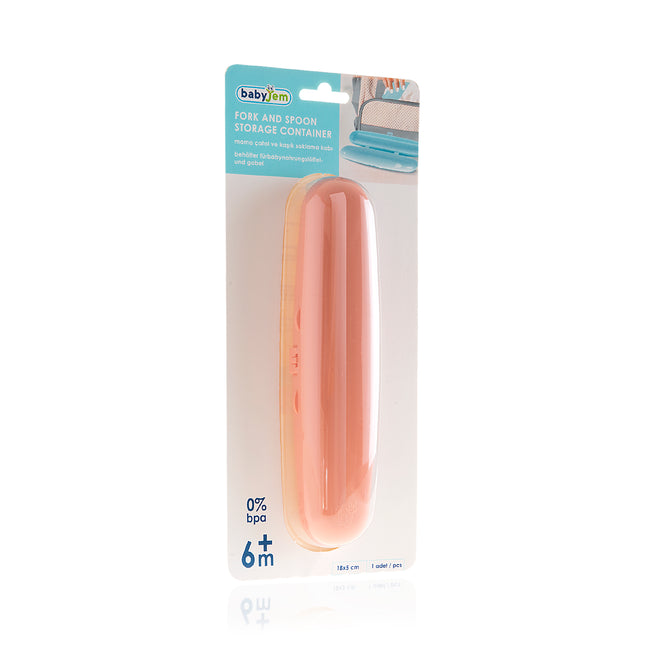 Babyjem Plastic Fork & Spoon Travel Case - 704