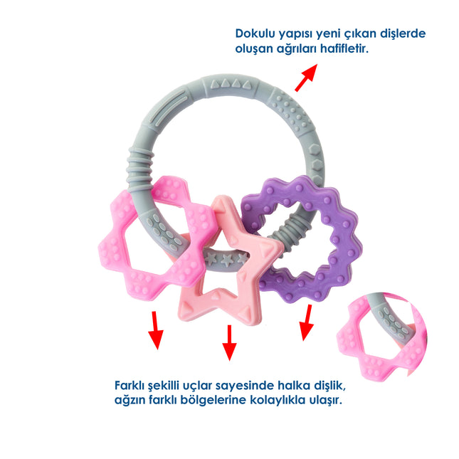 Babyjem Silicon Ring Teether - 807