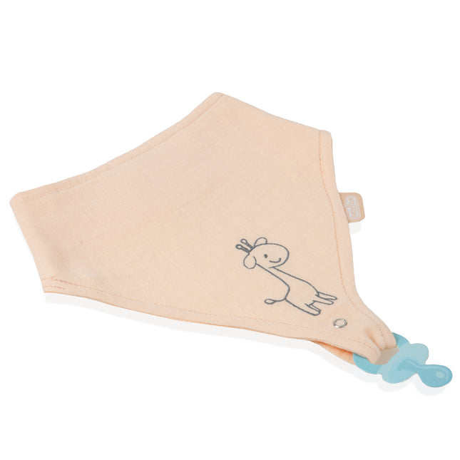 Babyjem Muslin Bib With Pacifier Hanger - 837