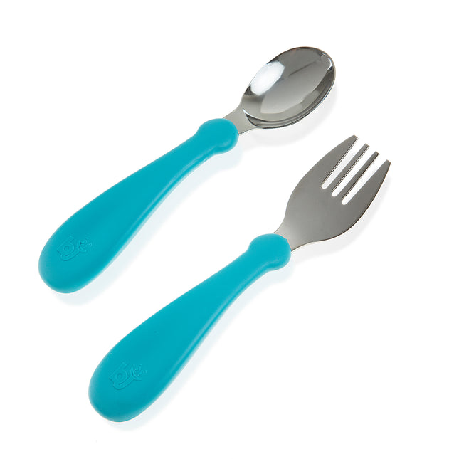 Babyjem Stainless Steel Baby Spoon Fork Set - 522