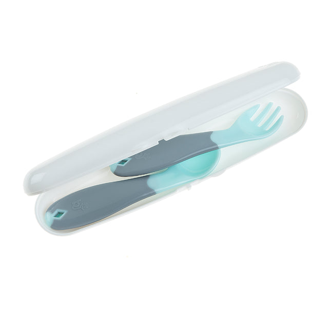 Babyjem Plastic Fork & Spoon Travel Case - 704
