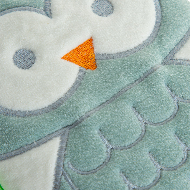 Babyjem Cherry Seeds Filled Velvet Colic Pillow / Owl - 366