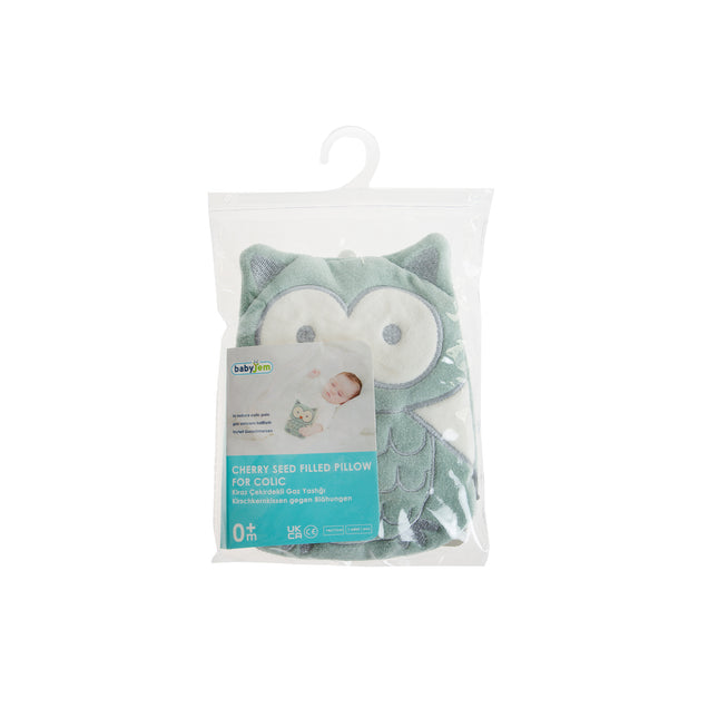 Babyjem Cherry Seeds Filled Velvet Colic Pillow / Owl - 366