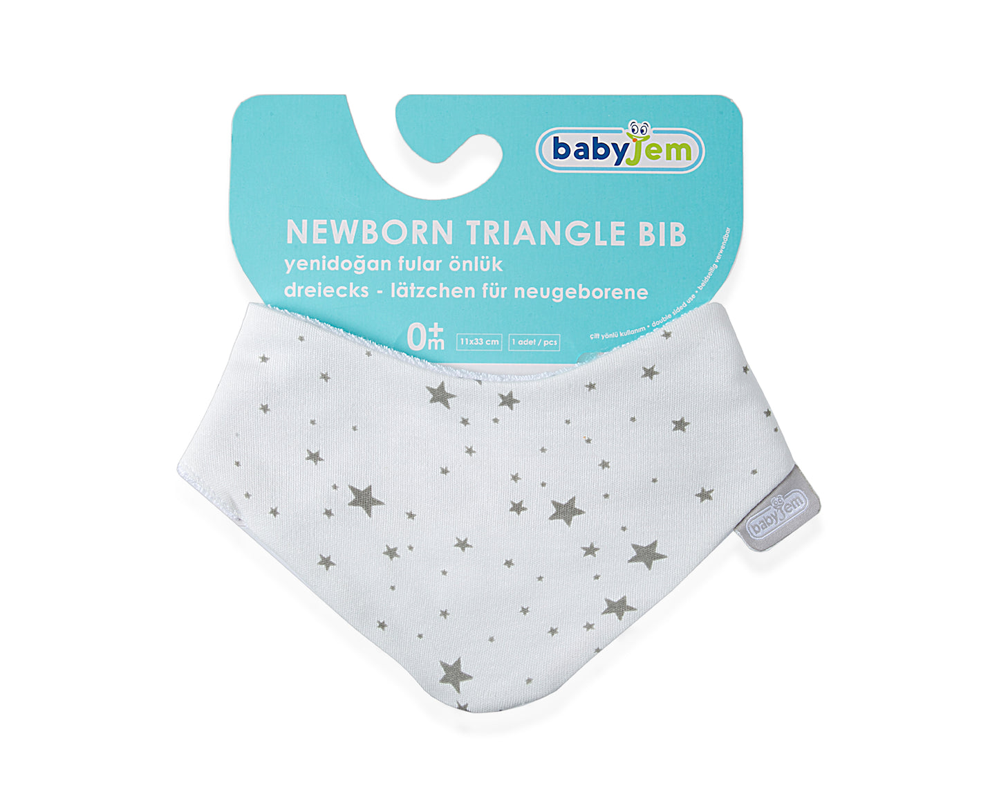 Babyjem newborn scarf apron with star design