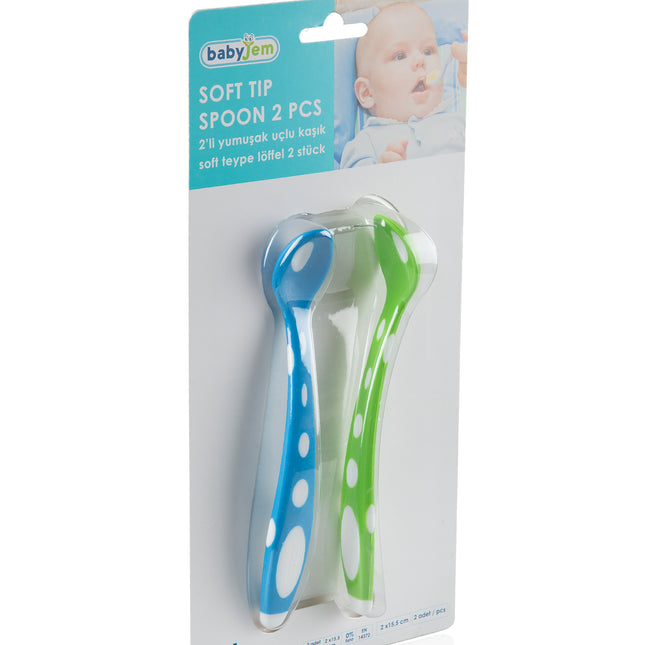 Babyjem Soft Tip Spoon 2 pcs - 563