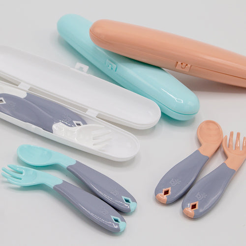 Babyjem Plastic Fork & Spoon Travel Case - 704