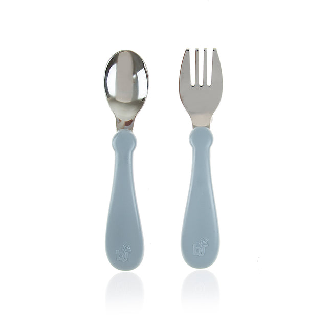 Babyjem Stainless Steel Baby Spoon Fork Set - 522