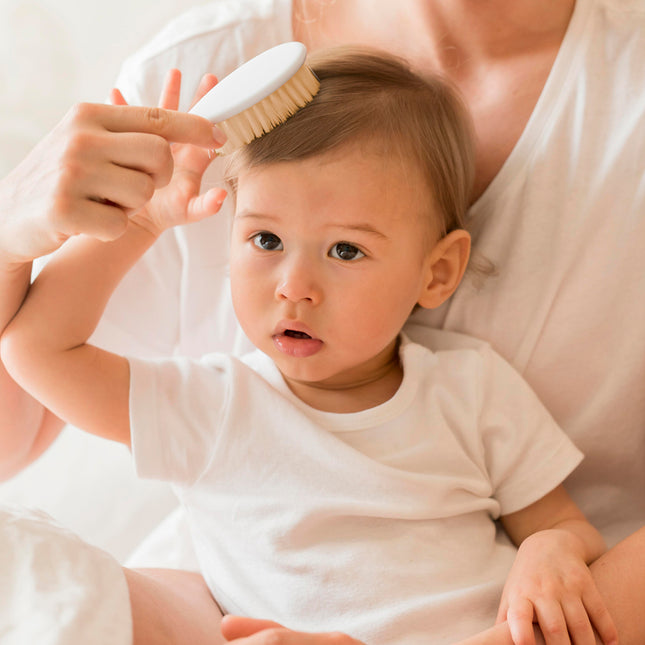 Babyjem Brush Comb Set Natural Bristle - 519