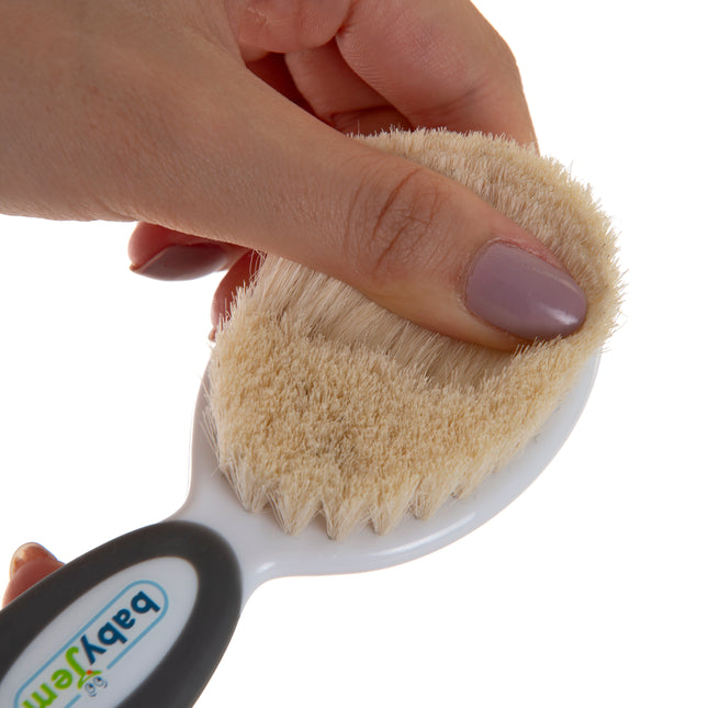 Babyjem Brush Comb Set Natural Bristle - 519