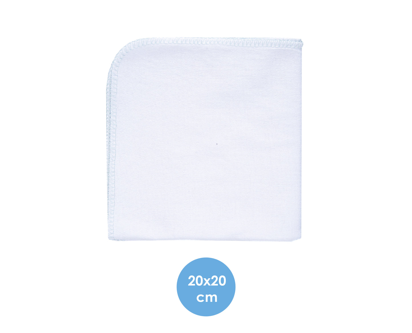 Babyjem baby hanky 10 pcs / white 28x28 cm