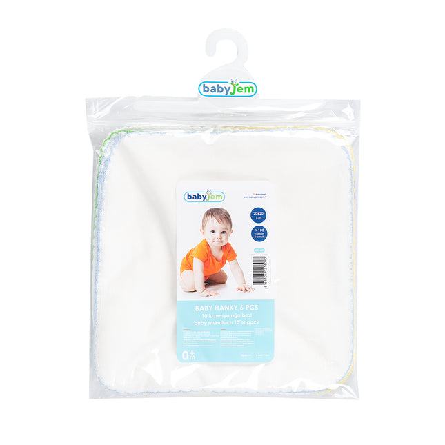Babyjem Baby Hanky 10 Pcs / 28x28 cm - 025