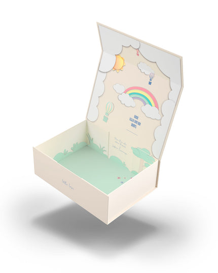 Leere LiLo-Geschenkbox