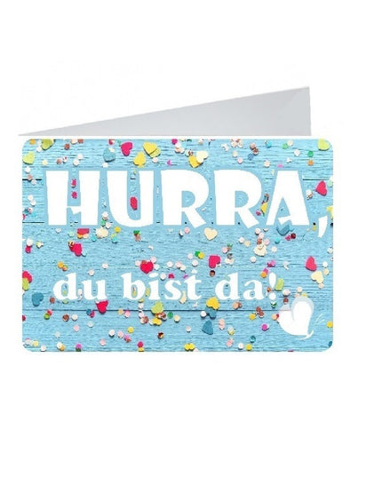Baby Musikspieluhr in blau rosa | Geschenkbox Spieluhr Bär + Grußkarte